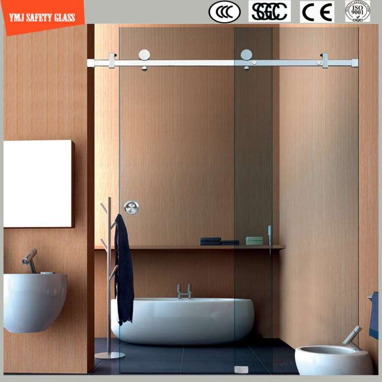 Adjustable 6-12 Tempered Glass Simple Sliding Shower Room, Shower Enclosure, Shower Cabin, Bathroom